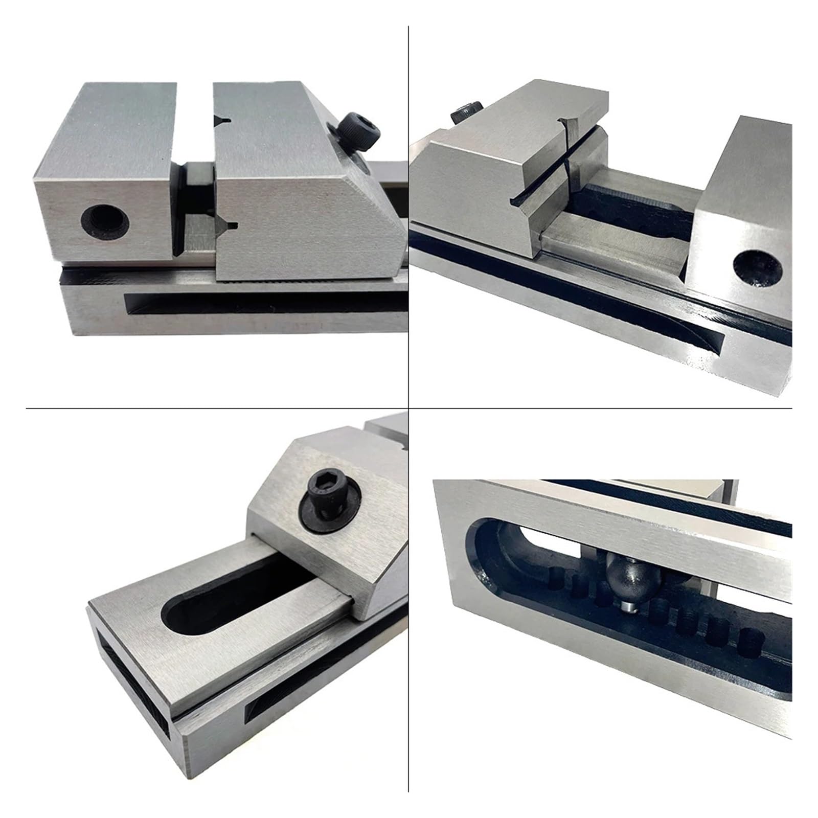 Werkzeugmaschinen-Schraubstock QKG50/QKG63/QKG73 2/2,5/3 Zoll Werkzeugschraubstock 0,005 mm Spannwerkzeug for CNC(QKG50(2 inch))