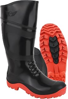 Elecant 15 inch Boot Flexible PVC, Puncture & Tear Resistant,Anti-Static,Anti-Slip,Oil/Water/Acid Resistance, GumBoot for ... Price In India