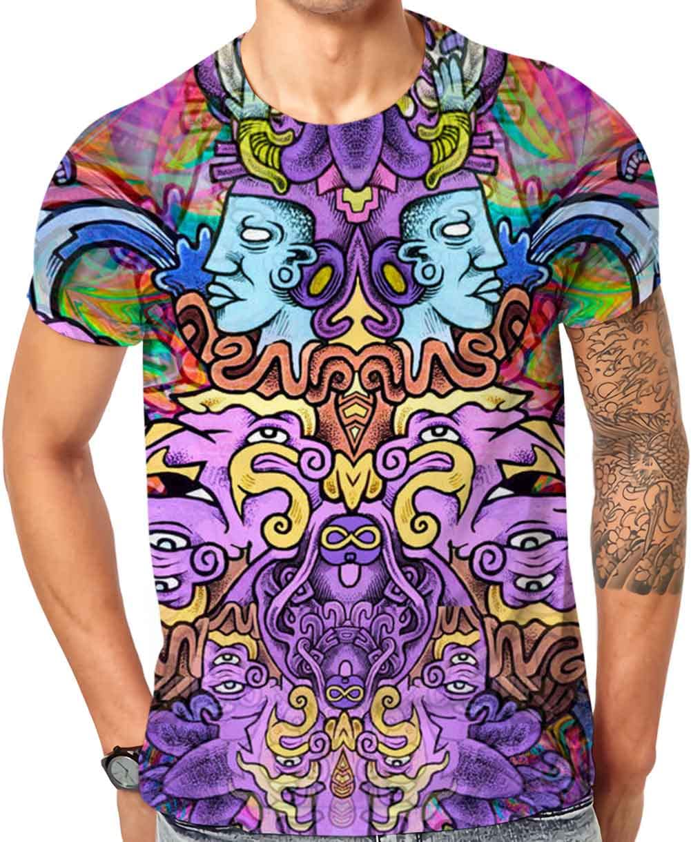 CndiyikeMen's Graphic Tees,Novelty Graphic T-Shirts