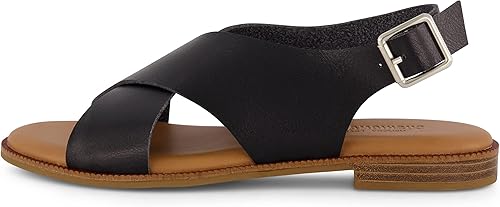 Miniatura 2 de CUSHIONAIRE Sandalia Lake con banda cruzada para mujer + espuma viscoelástica