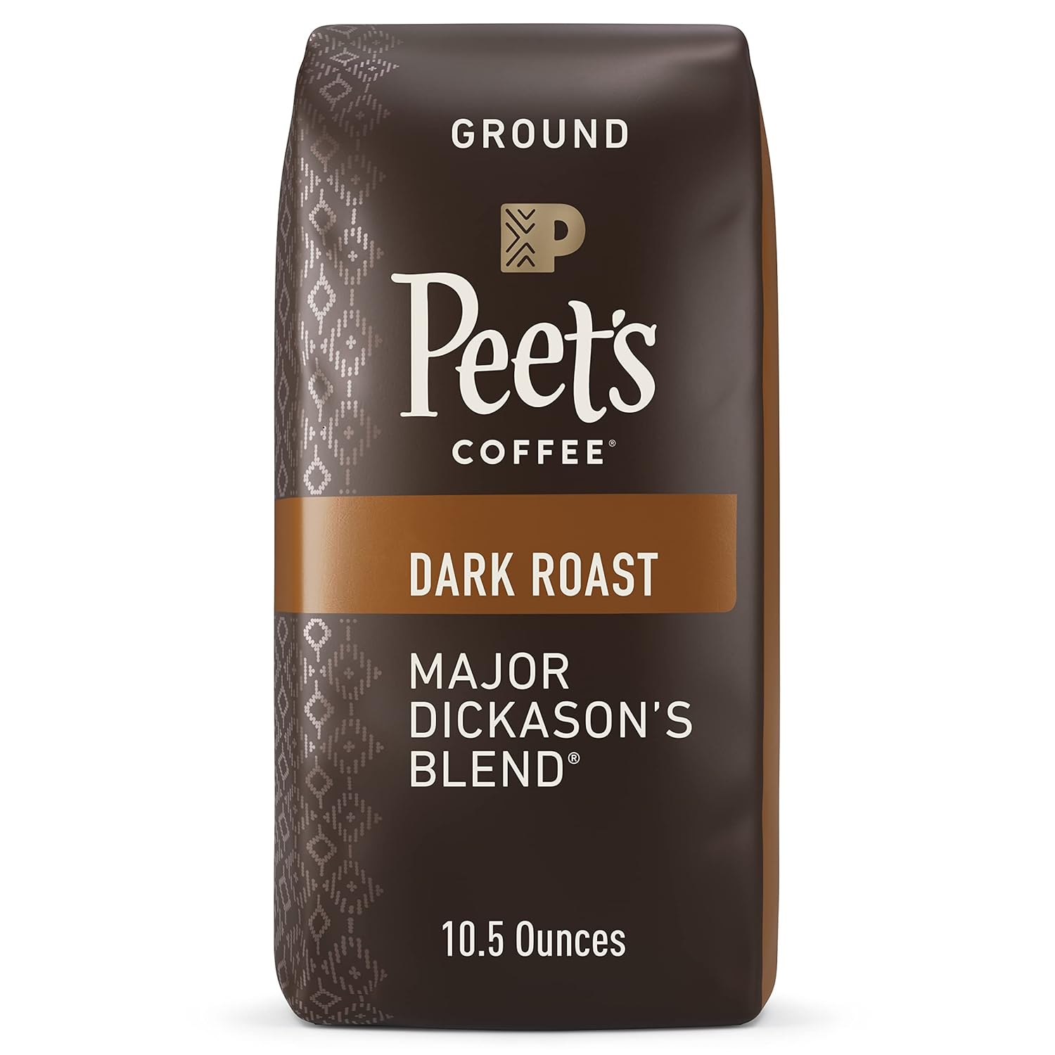 Peet’s Coffee, Dark Roast Ground Coffee – Major Dickason’s Blend 10.5 Ounce Bag