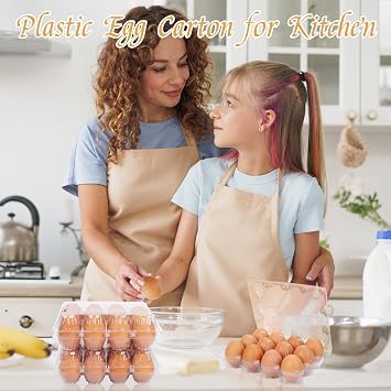 120Pack Egg Cartons Cheap Bulk Large Egg Containers Empty Egg Cartons for Home Ranch Chicken Farm, Commercial Business Market Display, 3x4 Grids