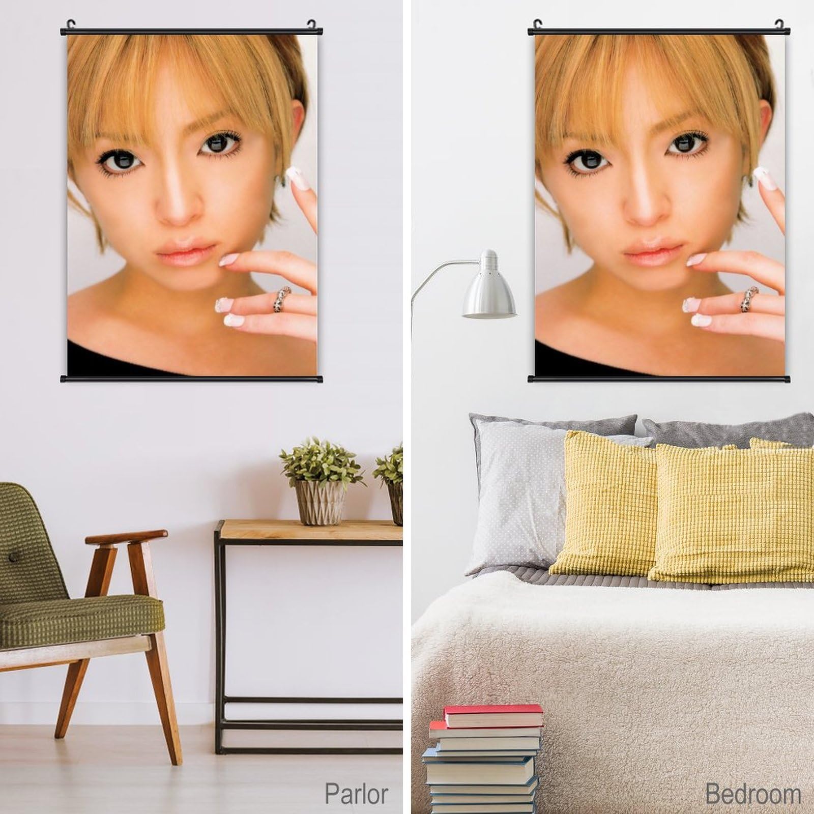 Amazon.co.jp: 浜崎あゆみポスター 掛け画 キャンバス タペストリー 壁