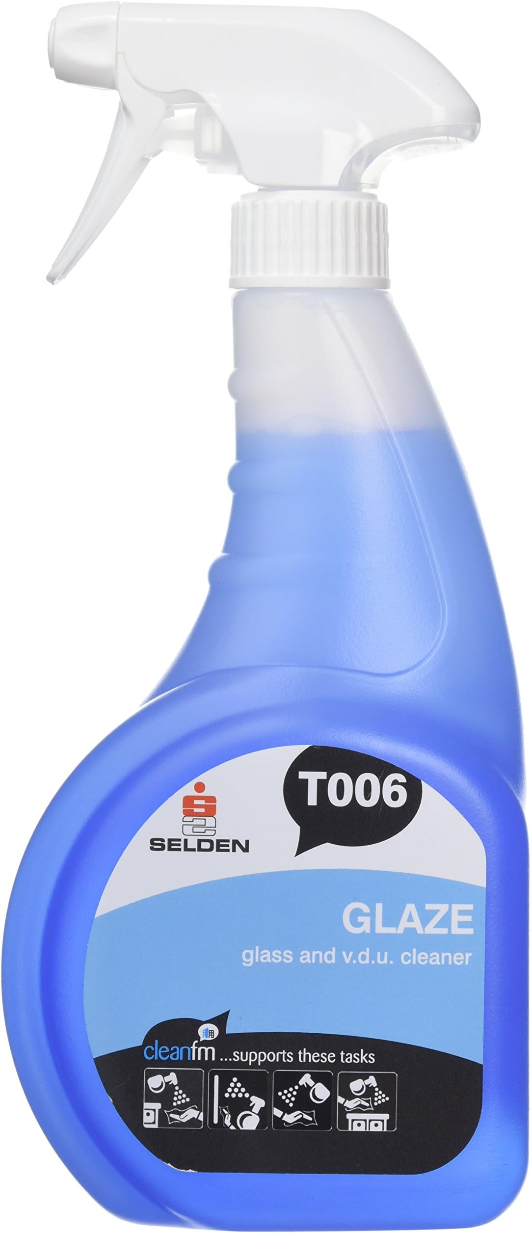 Selden CICST06S Glaze Glass/VDU, Trigger Spray, 750 mL