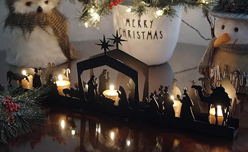 Miniatura 1 de Centro de mesa de escena del pesebre (24" X 8" X 2")