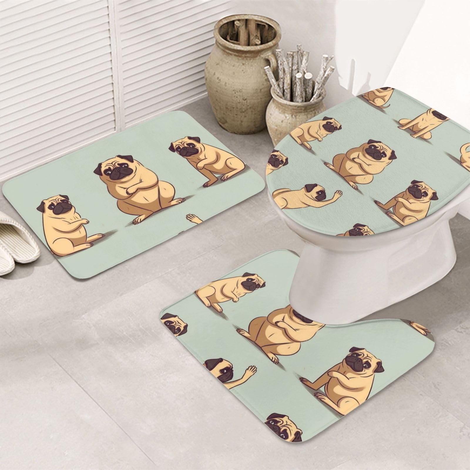 Tapis de bain carlin antidérapant pour éviter les sols mouillés