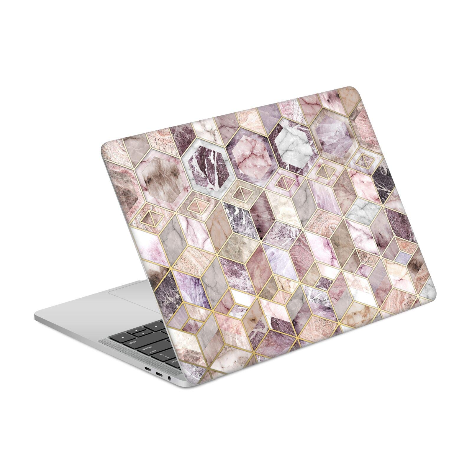Housse vinyle MacBook Pro 13 A2338 licence Micklyn Le Feuvre finition quartz chic - 7