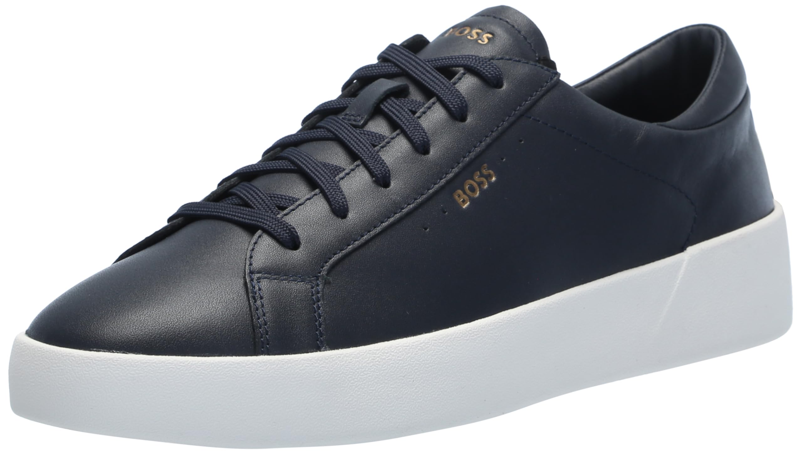 

                                                    BOSS Belwar Smooth Leather Low Top Sneaker, Bluebe