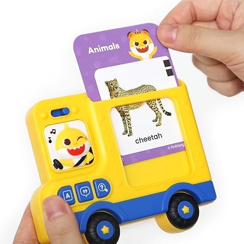 Miniatura 3 de Baby Shark Flash Card Learning BusBaby Shark Juguetes interactivos de aprendizaje para niños pequeñosJuguetes de aprendizaje y educación