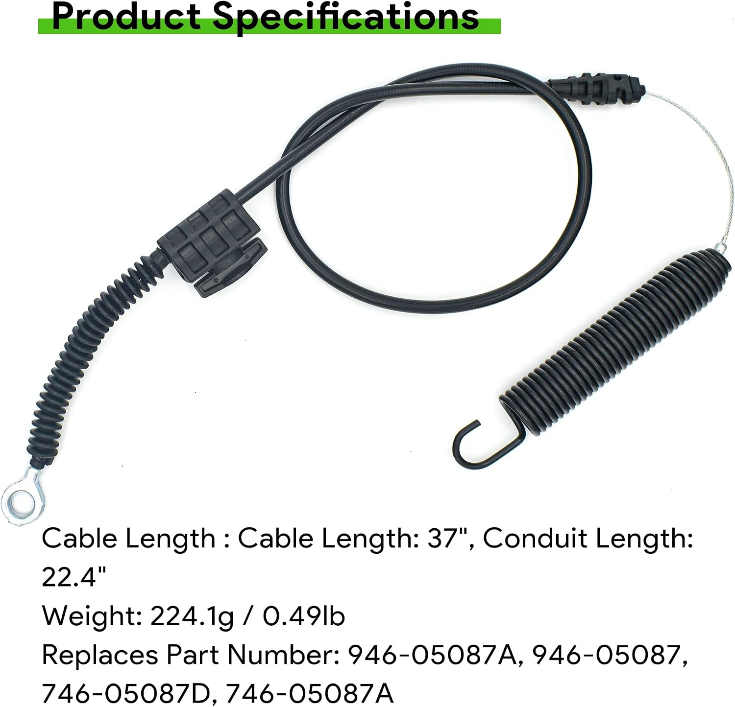 946-05087D 746-05087D PTO Handle Cable
