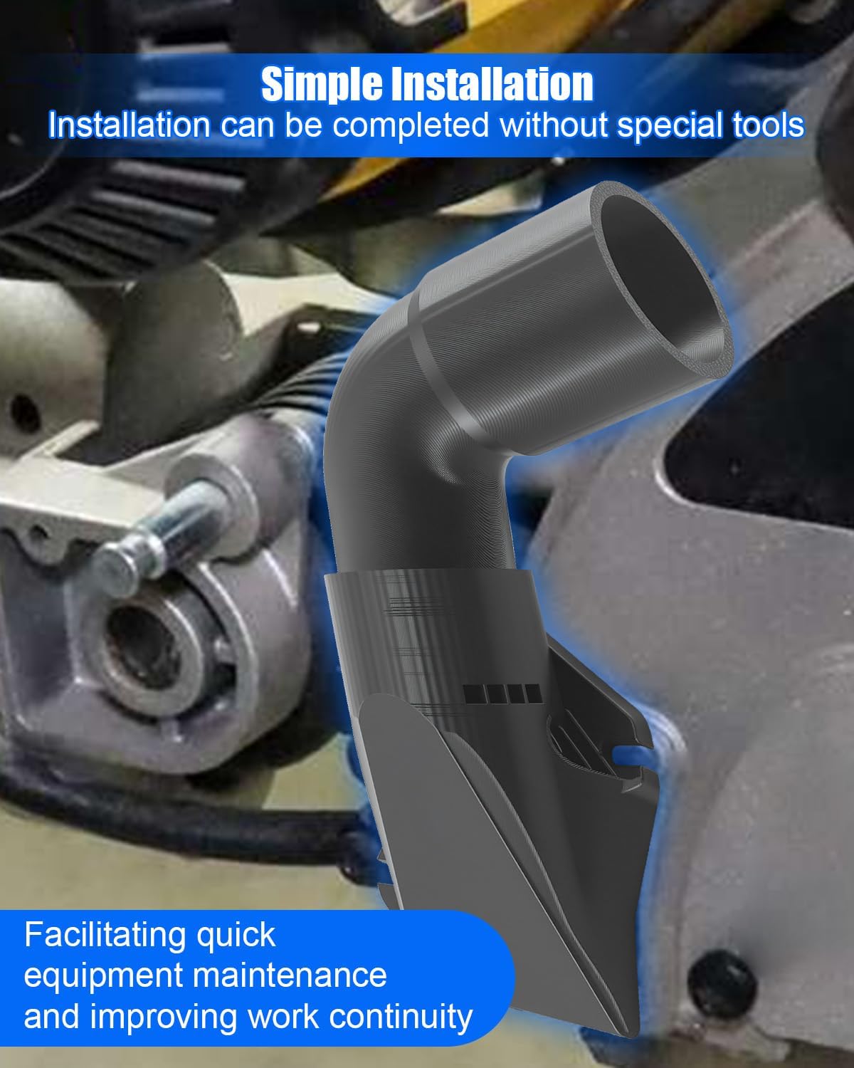 Dust Collector Adapter, Dust Bag Adapter Compatible with Dewalt DW708 Miter Saw