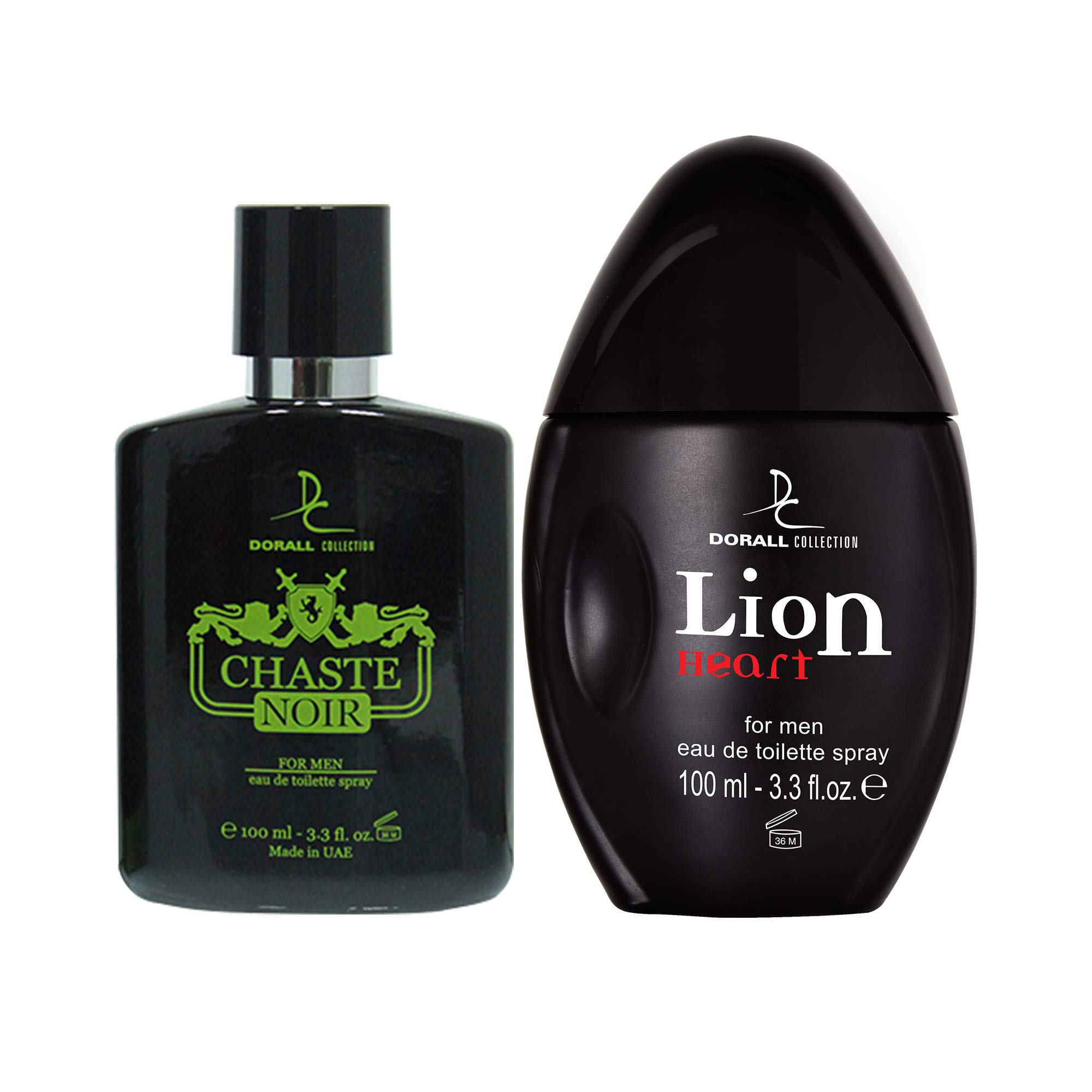 Dorall Collection Chaste Noir + Lion Heart Eau de Toilette Combo Set - Pack of 2-image-17