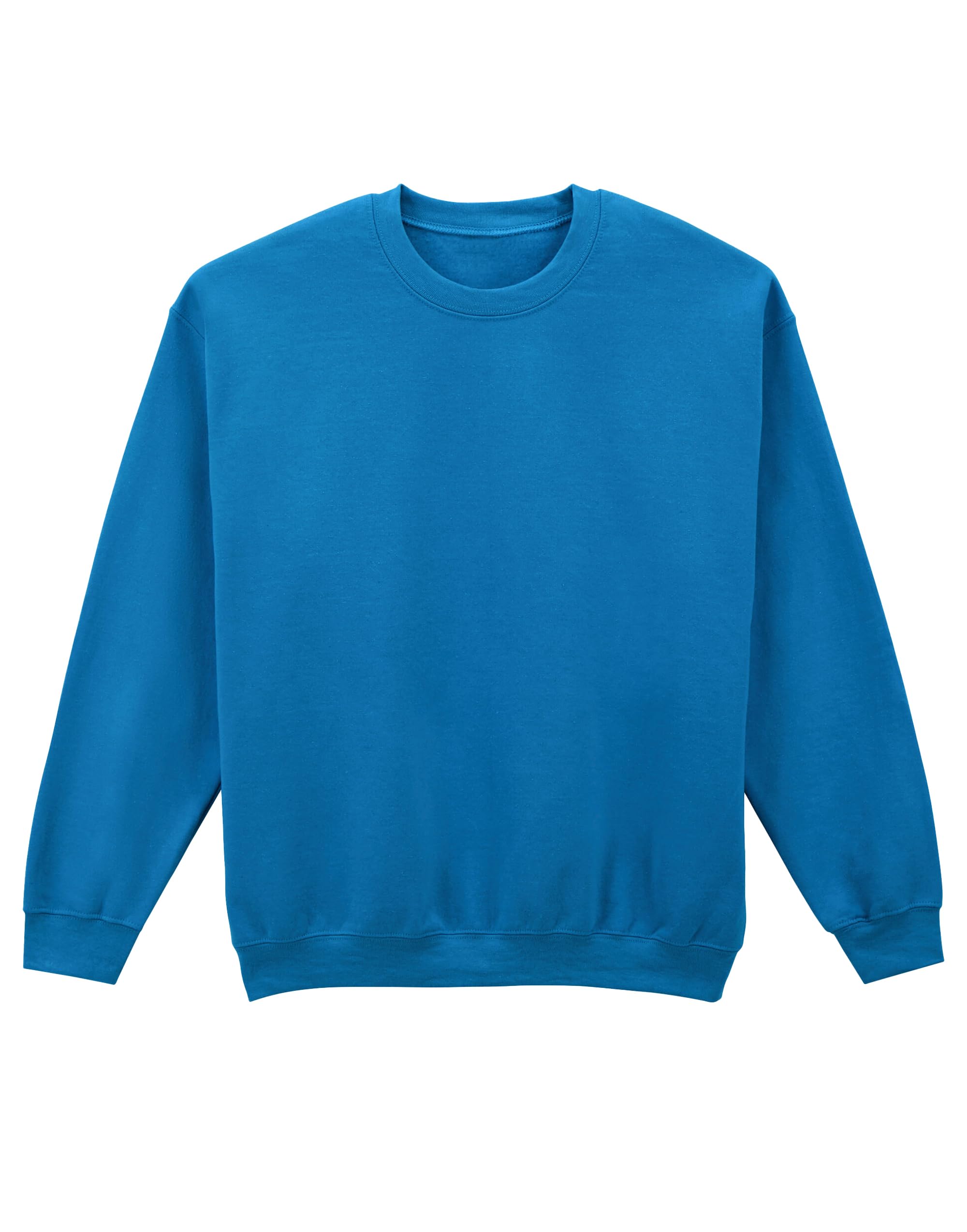 Coozo Men's Sapphire Classic Crew Neck Sweatshirt – - Xl