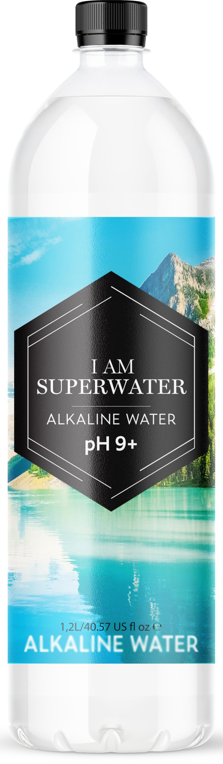 Agua alcalina pH 9.4 (básica) – 1000 ml 6-pack I am Superwater x 3 (total 18 botellas/3 bandejas)