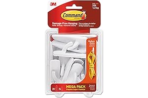 Commanda Hooks: Damage-Free Wall Hanging Solutions for Effortless Organization