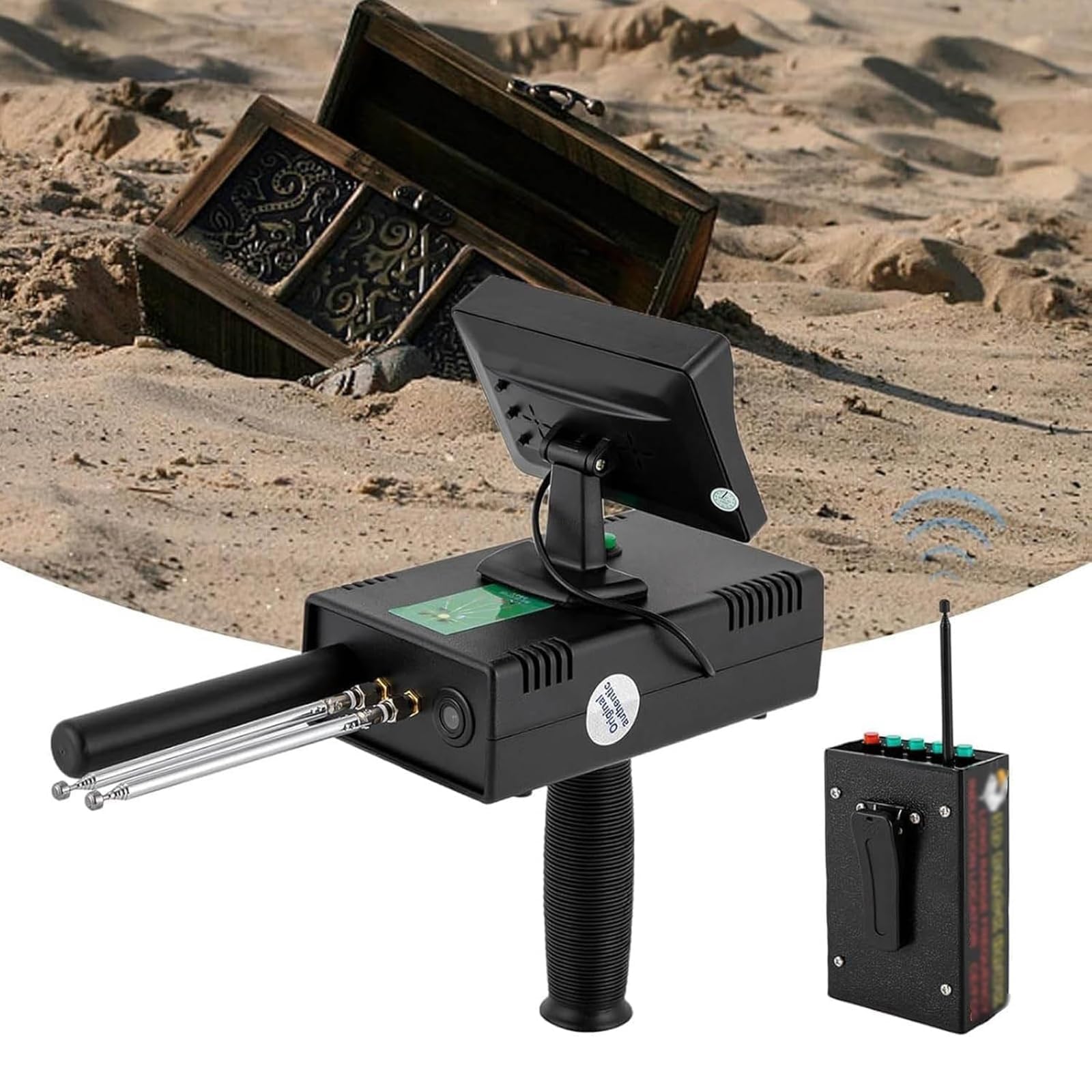 Détecteur de métaux professionnel rechargeable, longue portée et détection profonde, pour la chasse au trésor en plein air
