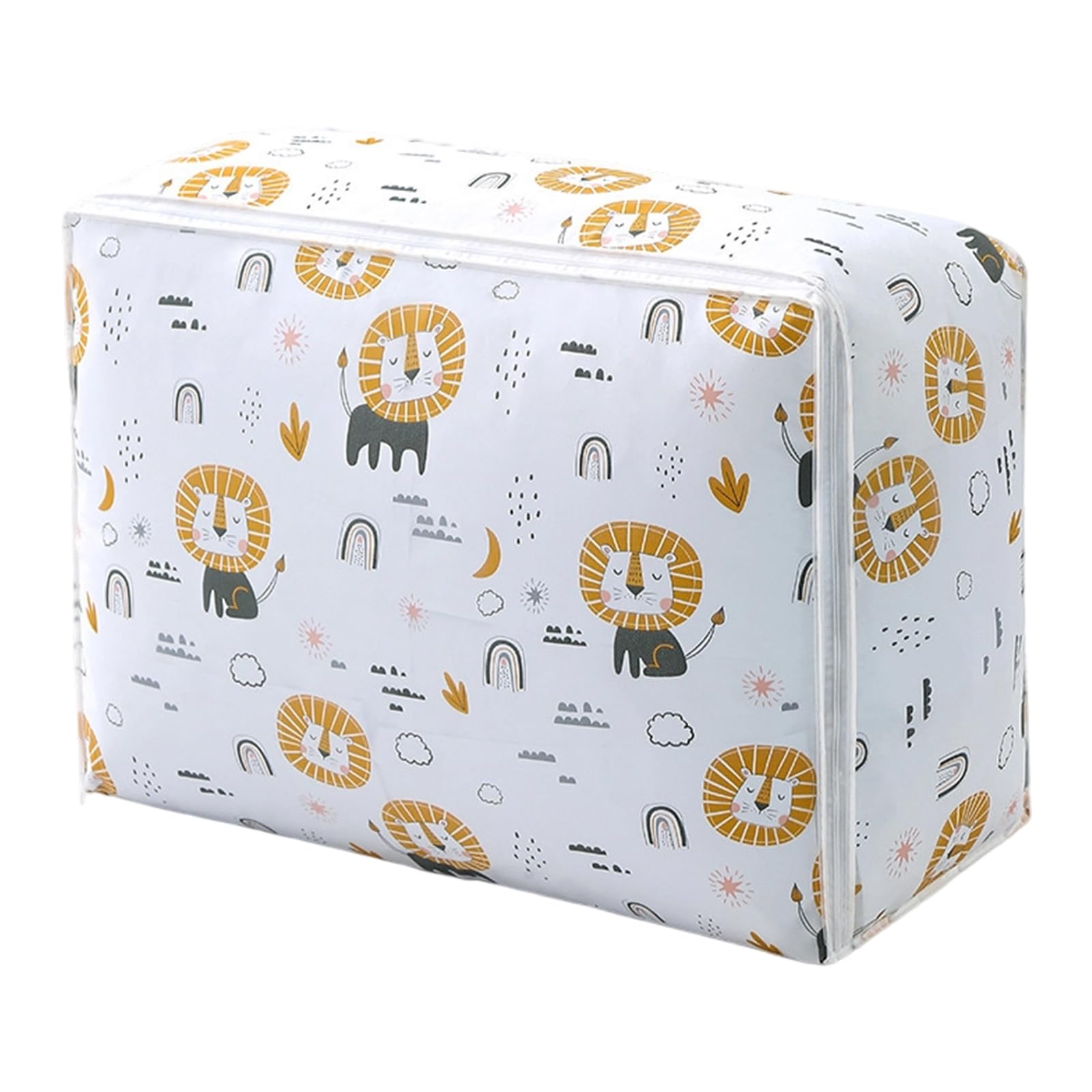 APGLSXY Multipurpose PEVA Storage Bag Sturdy Zippered Designs for Bedding Clothes Travel Accessories PEVA Storage Bag