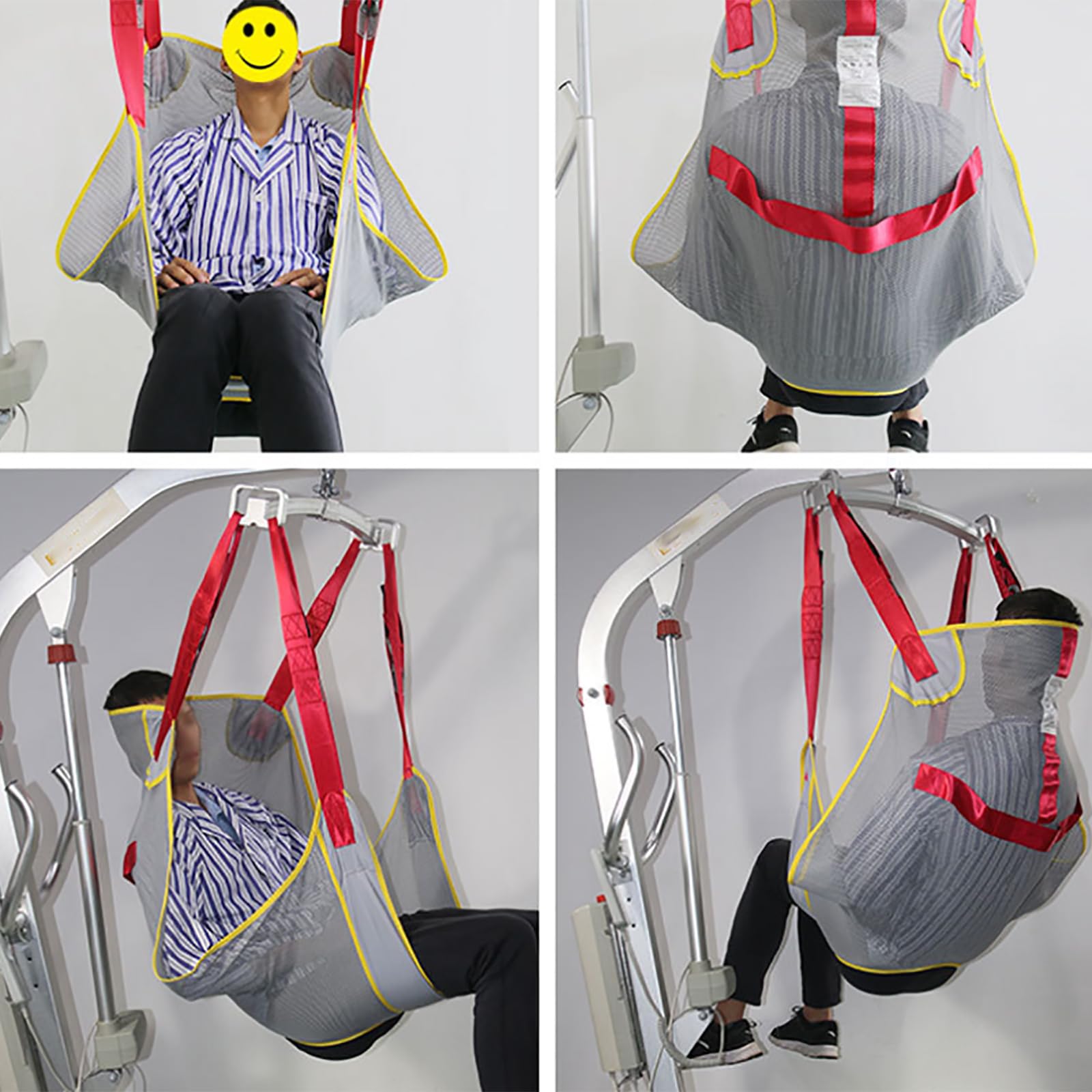 Cintura di trasferimento per scale e ascensore per pazienti, comoda da usare e spostare facilmente, portata 230 kg, per persone deboli e costrette a letto, malattie, disabilità