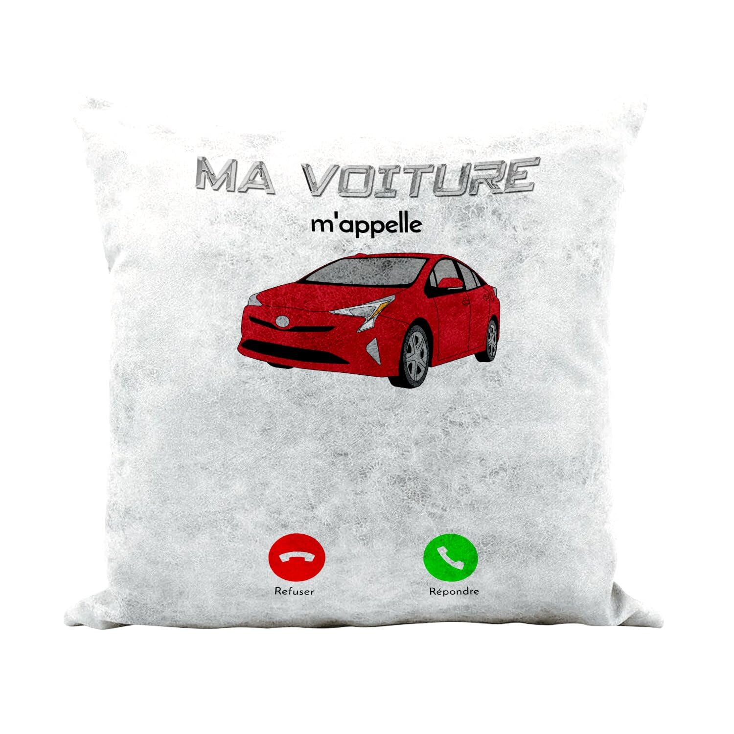 Coussin similicuir blanc de 40 x 40 cm pour décorer votre canapé ou votre bureau