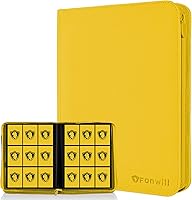 Vista 12 de Carpeta de tarjetas coleccionables de 9 bolsillos, libro de tarjetas premium para 360 tarjetas, álbum de tarjetas resistente para tarjetas