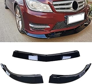 OLAC Stoßstange Spoiler, Auto Frontlippe Deflektor Lippen Body Kit für Mercedes-Benz C-Klasse W204 2012-2014, Auto Außensc...