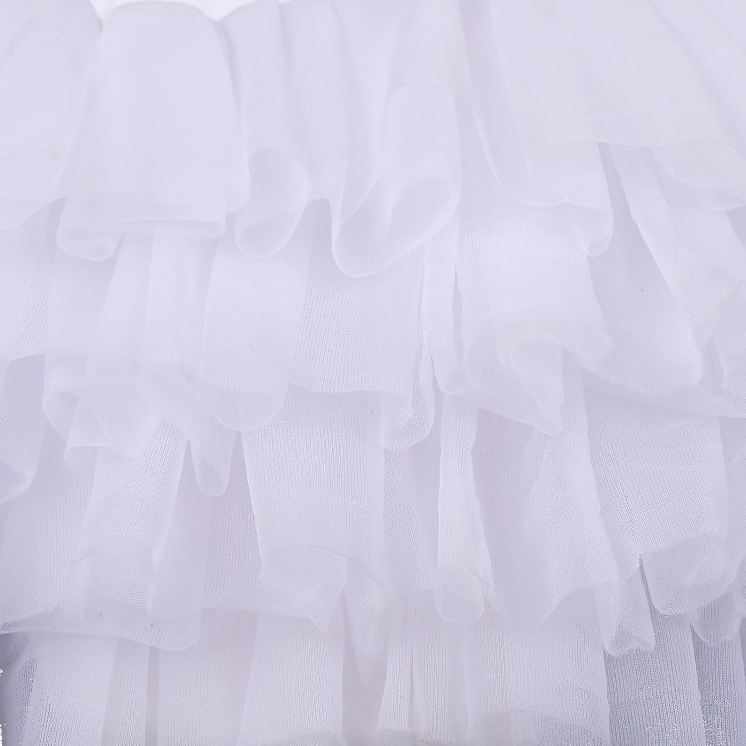 HUAANIUE Newborn Baby Girl Fluffy Soft Tutu Skirt with Diaper Cover and Headband, Toddler Girl Tutu Skirt 0-3 Years