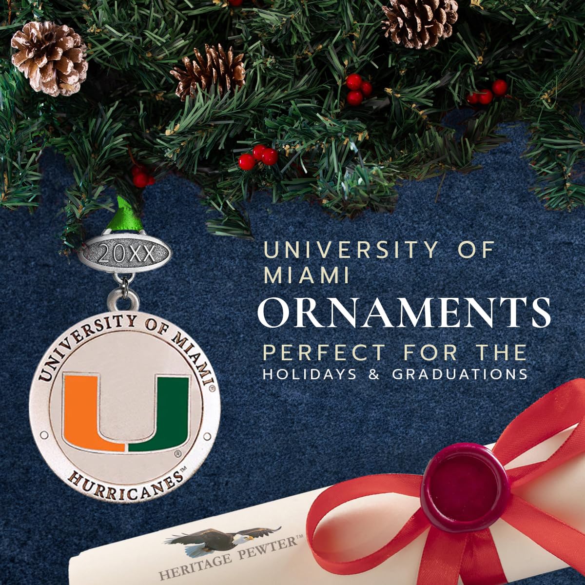 Montana State University Holiday Christmas Ornament