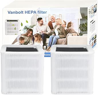 2 PACK Blue Pure 211+ Replacement Filter for compatible with Blueair Pure 211 211+ Air Cleaner Purifier, Fits Blue 211+Foldable Particle and Carbon Replacement Filter (211 2PACK)