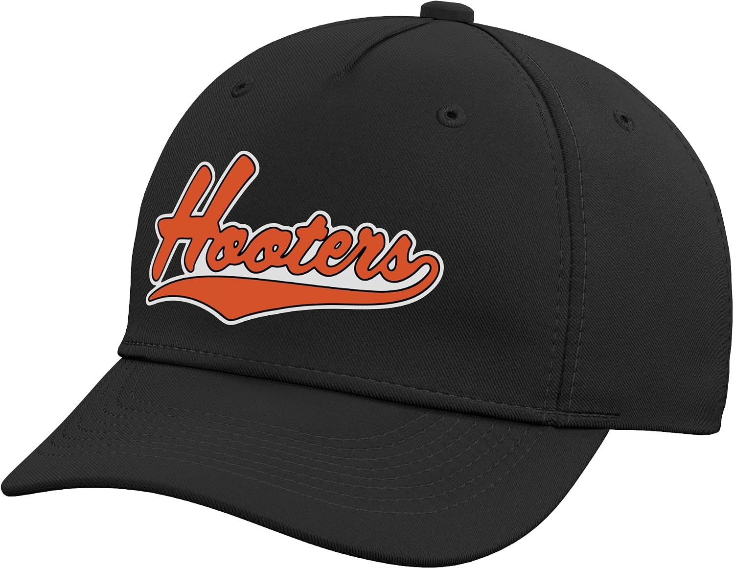 Hooters Vintage Varsity Letters Retro Wings Restaurant Logo Adjustable Printed Baseball Hat