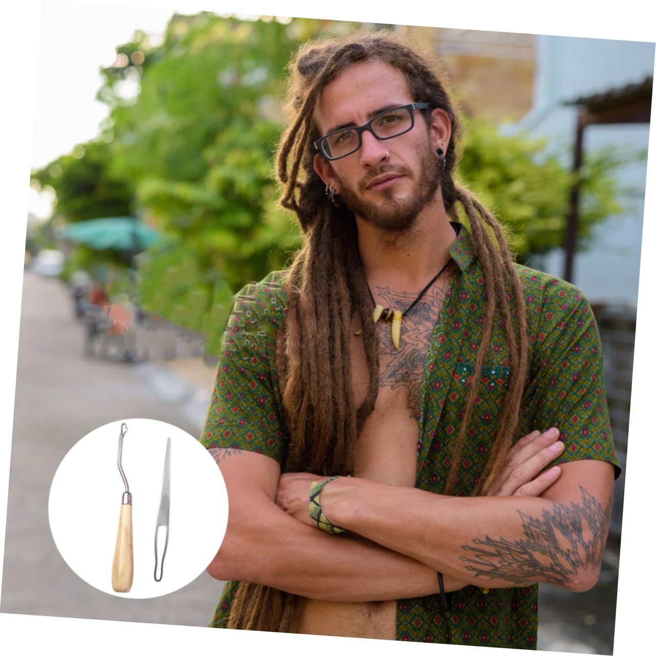 SEWACC 22stücke Teiliges Dreadlocks Häkelnadel Professionelle Strickwerkzeuge Für Haarstyling Und Barber Langlebig Und Leicht Für Kreative Frisuren Und Dreadlocks