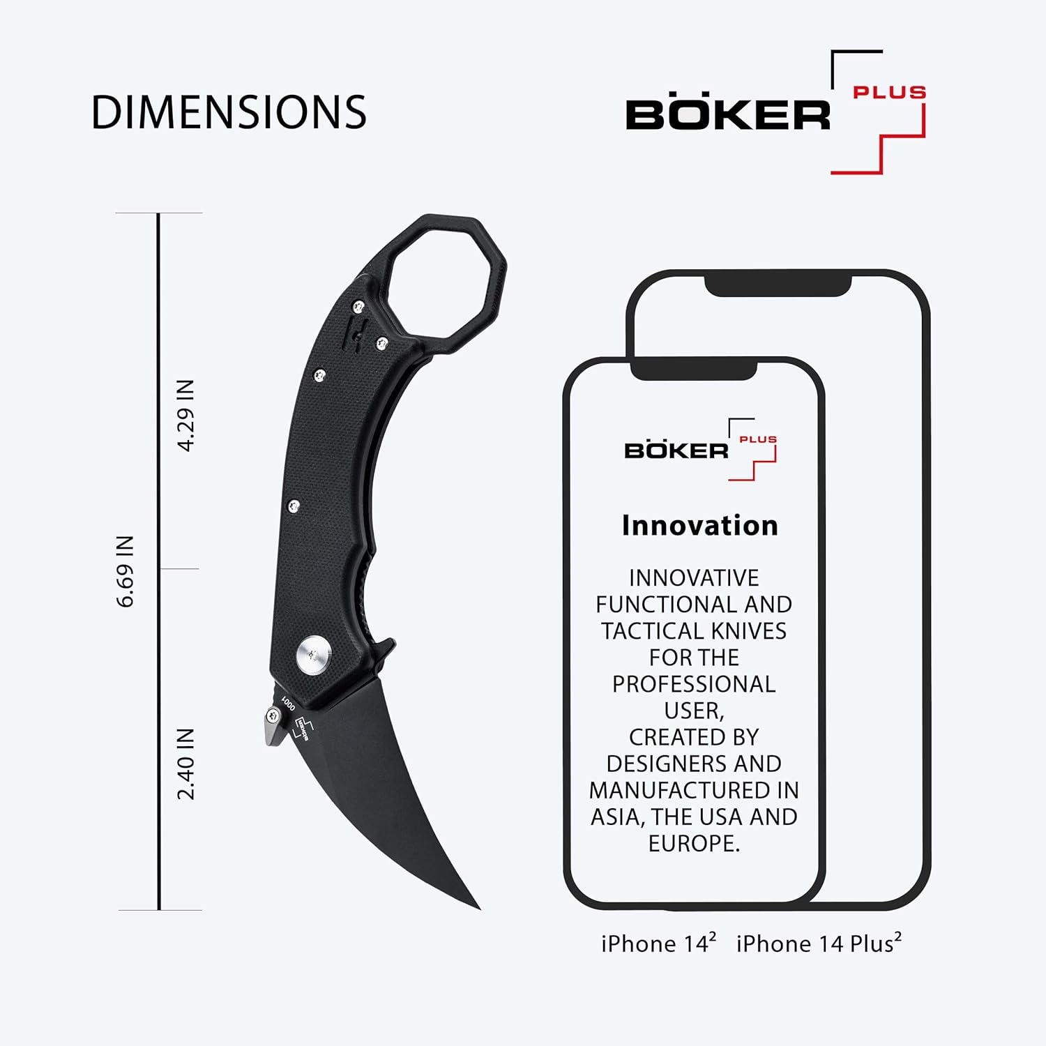 BÖKER PLUS HEL Karambit -01BO515