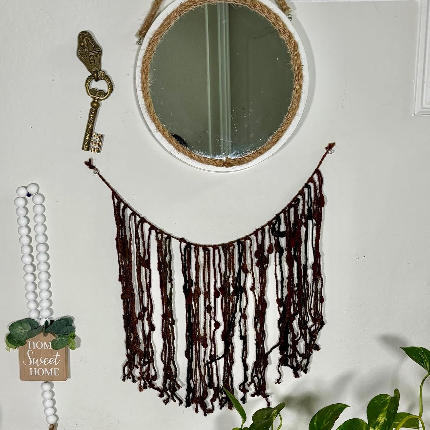 Handmade Peruvian Quipus -14x22" - Textiles Home decor - Wall Hanging Wall Art