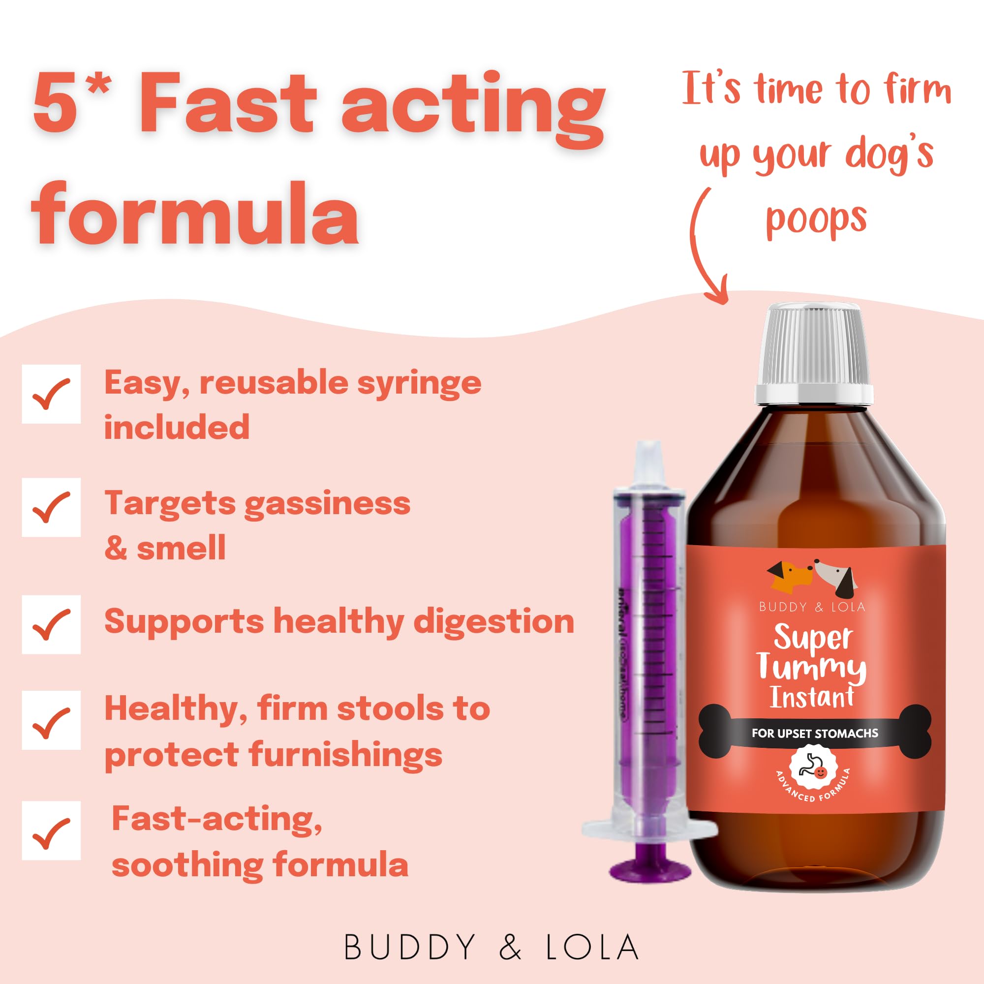 Buddy & Lola Perfect Poop Bundle 100% Natural Pumpkin Powder for Dogs Tummy Settler for Dogs Canned Pumpkin Alternative - Image 4