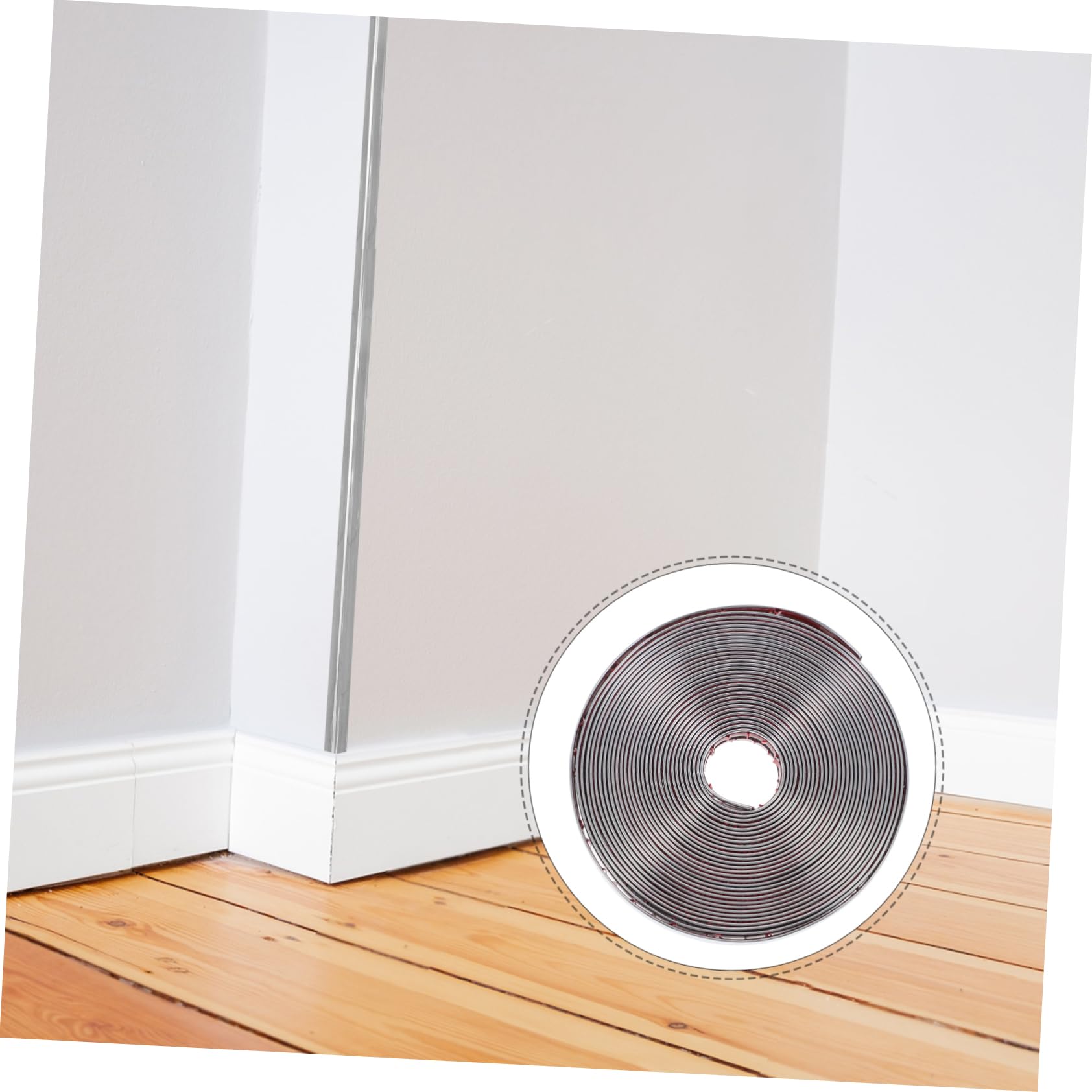 Moldura De Esquina Autoadhesiva De Pvc Para Pared 10 Metros De Longitud 2 Cm De Ancho Plata Fácil De Aplicar Flexible Adecuado Para Protección De Esquinas Casa