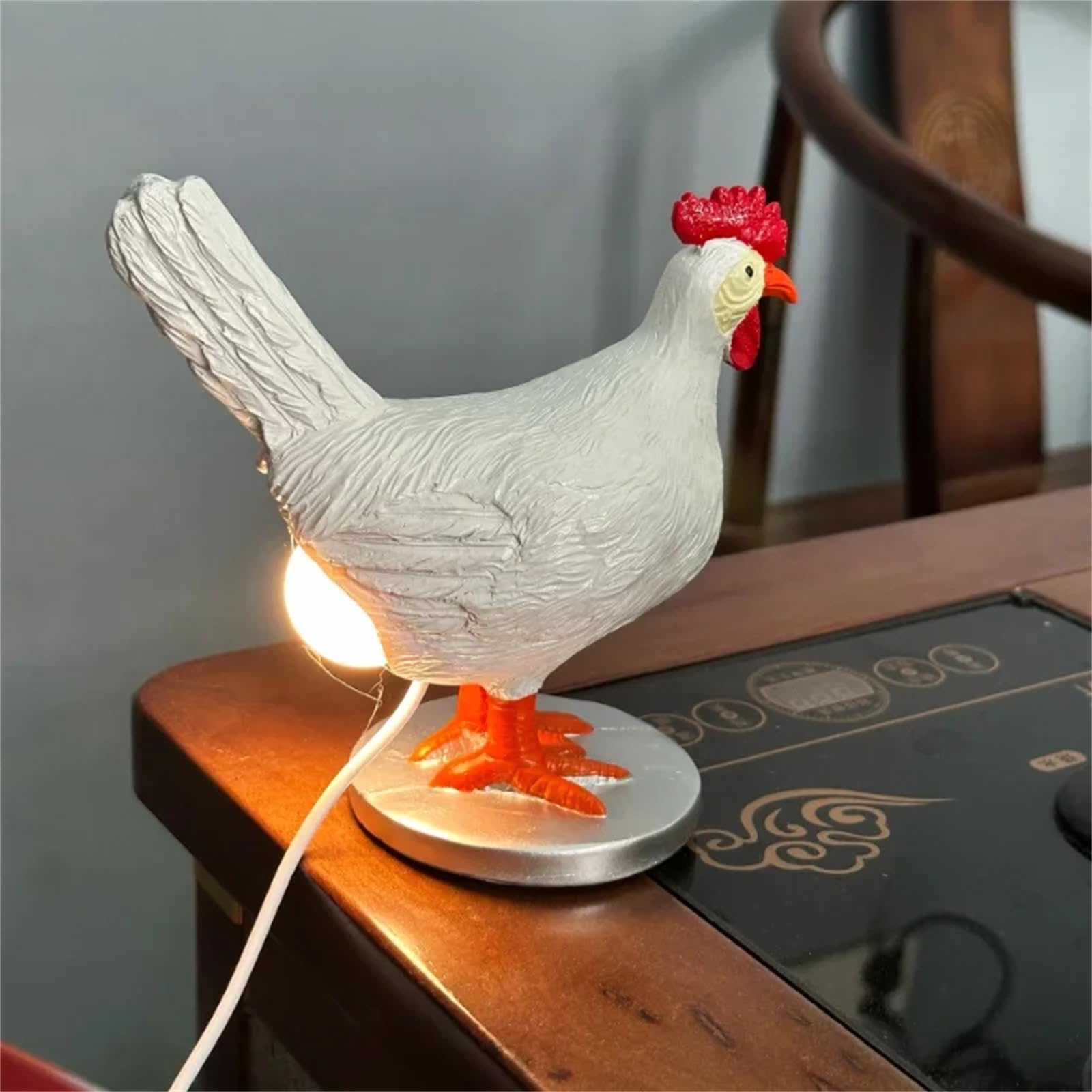Amazon.co.jp : 鶏卵ランプ 2024年 3D鶏産卵ランプ LED樹脂エッグ