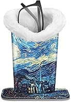 Vista 110 de Fintie Soporte para anteojos forrado de felpa con base magnética, estuche de cuero vegano prémium para lentes