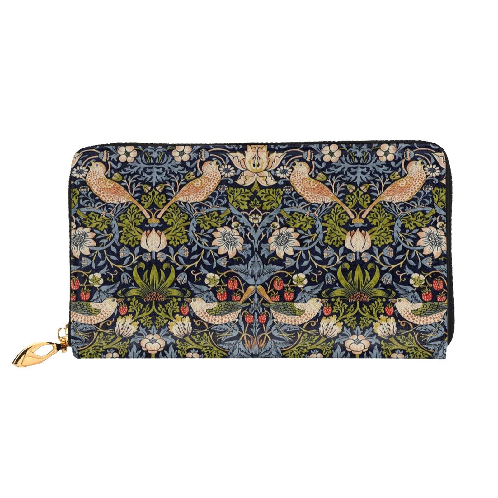 Amazon.co.jp: 長財布 レザー ロングウォレット William Morris  