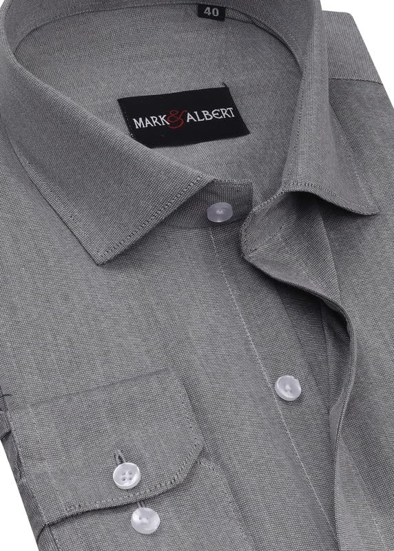 Image of MARK & ALBERT Men's Cotton Formal Shirt
