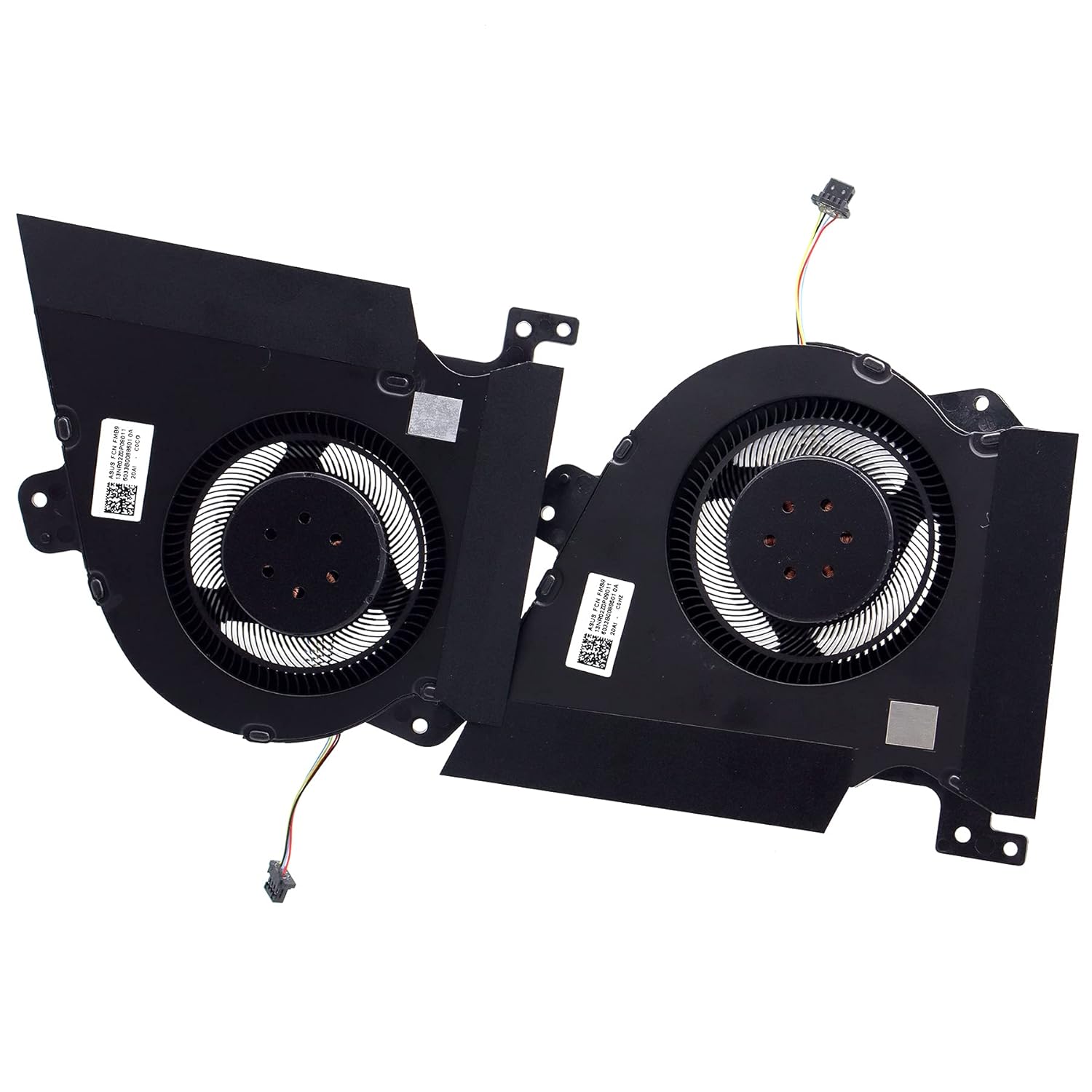 Deal4GO CPU Cooling Fan DFSCK22105182D FMB9 w/GPU Cooler Fan FMB8 for ASUS ROG Zephyrus Duo 15 GX550 GX550LWS GX550LXS