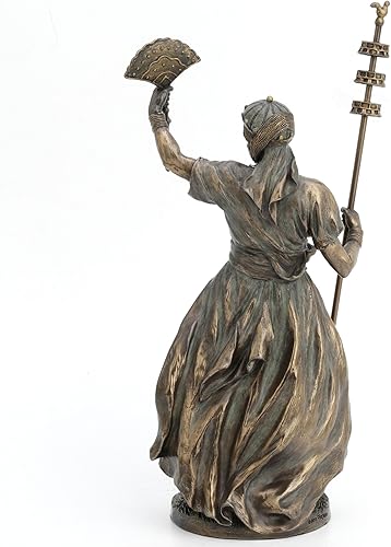 Miniatura 3 de UNICORN STUDIO 12 pulgadas Obatala The Creator Orisha Santeria Yoruba Escultura de acabado de bronce de resina fundida en frío