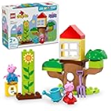 LEGO DUPLO Peppa Pig Garden and Tree House Toddler Toy, Building Block Learning Set for Preschool Kids with 2 Figures Included, Peppa Pig Toy Gift Idea for Toddlers Ages 2 and Up, 10431