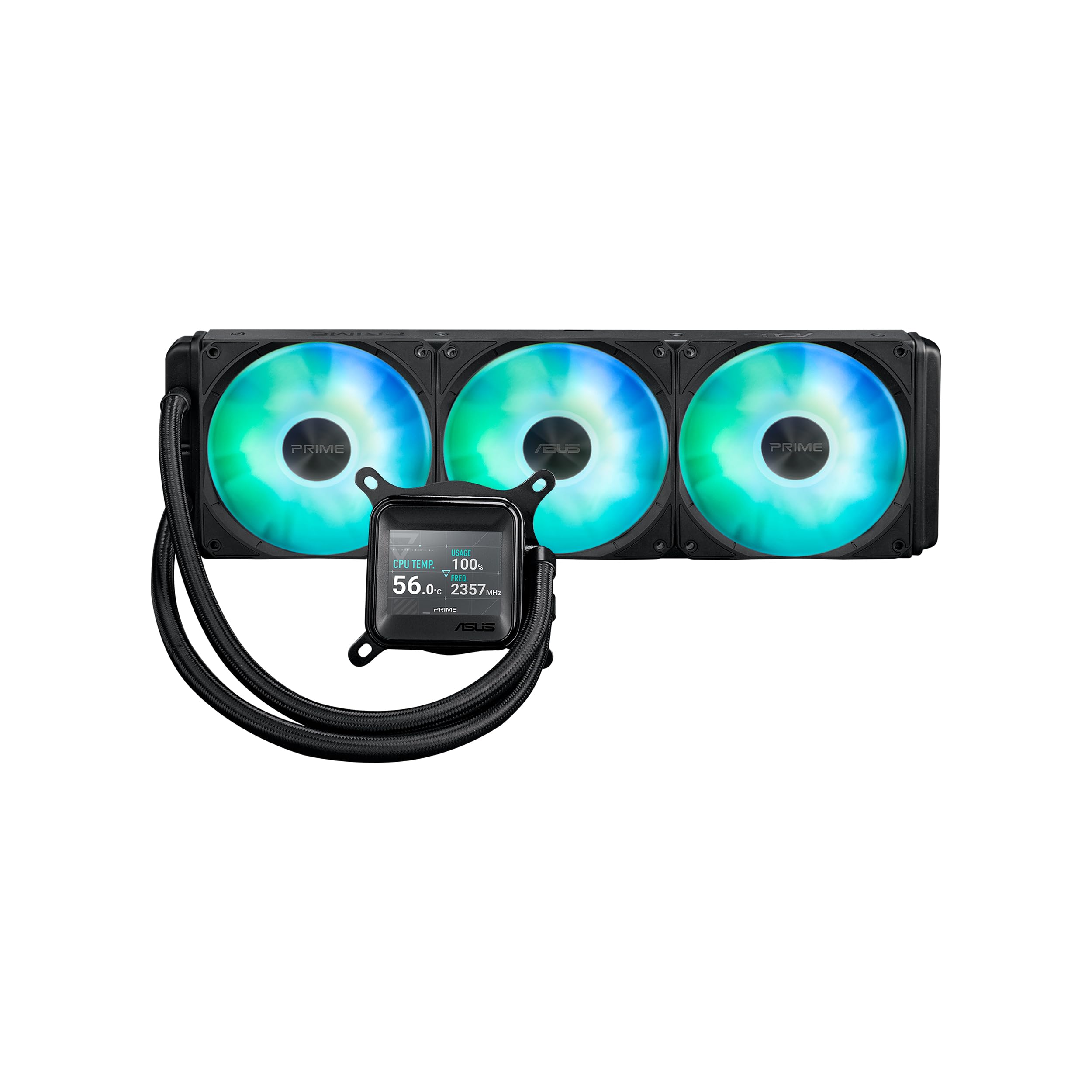 Amazon | ASUS CPUクーラー 360mm オールインワン AIO 水冷 クーラー