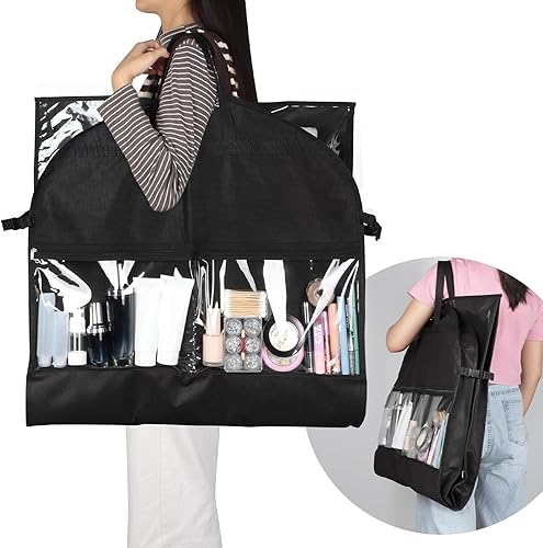 Miniatura 5 de Zilink Bolsa transparente para ropa para adolescentes, niñas y niños, bolsas de baile para bailarines, disfraz de baile, bolsa de ropa para