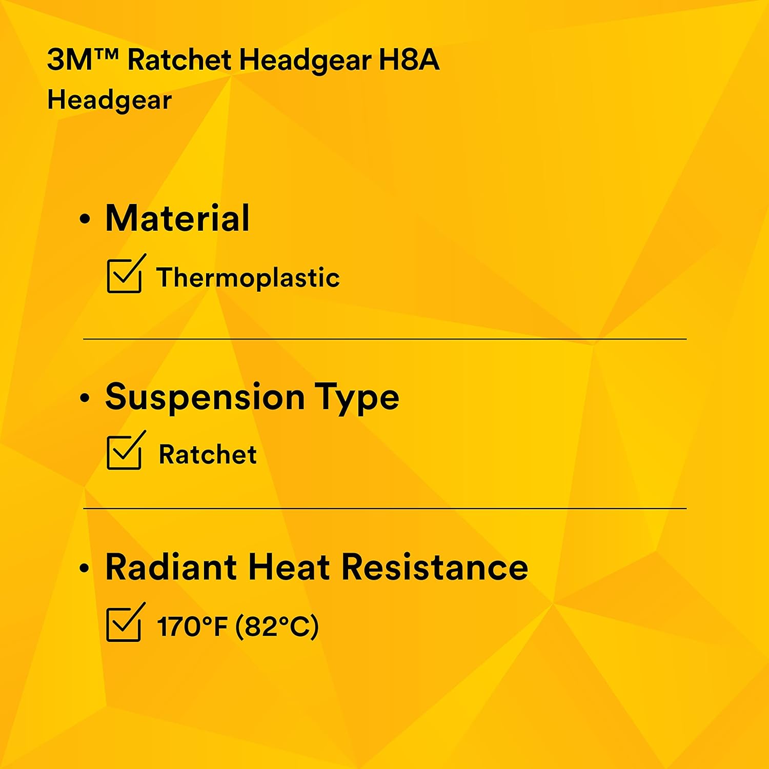 3M Ratchet Headgear H8A, 82501-00000, Blue