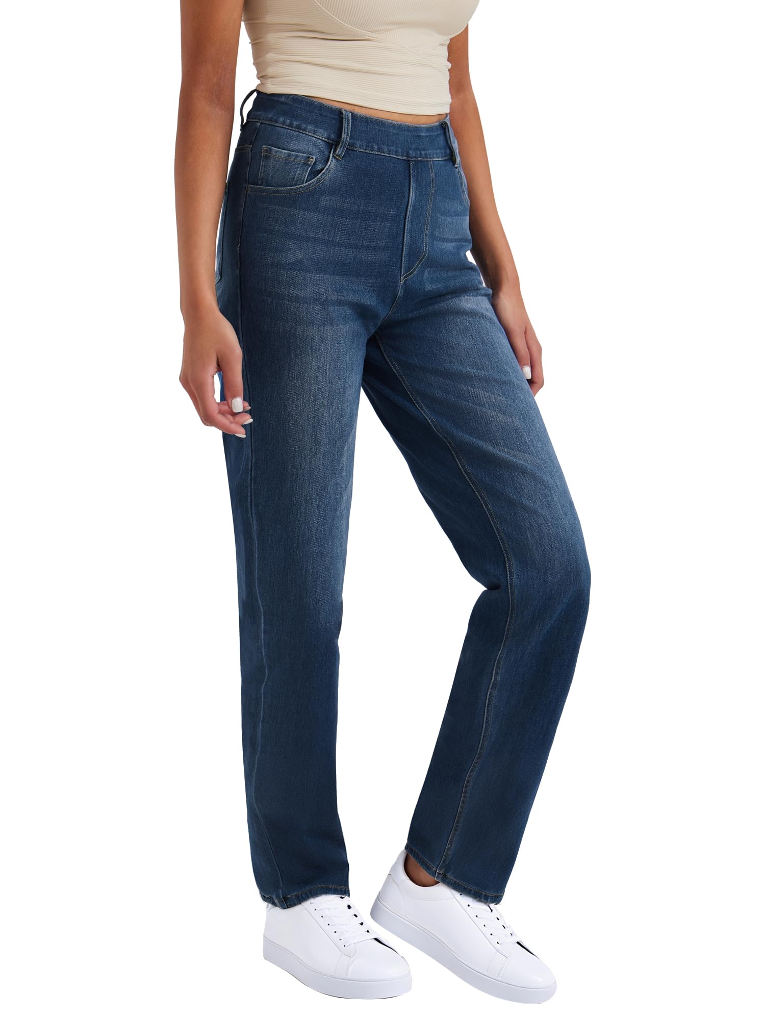 LaiEr Damen hohe Stretch Yoga Jeans,Skinny und Hüfte Heben Pull on Sweatpants,Weiche und Bequeme Slight Bootcut Hose für Sport und Fitness Workout,Fashionable und Casual Match.