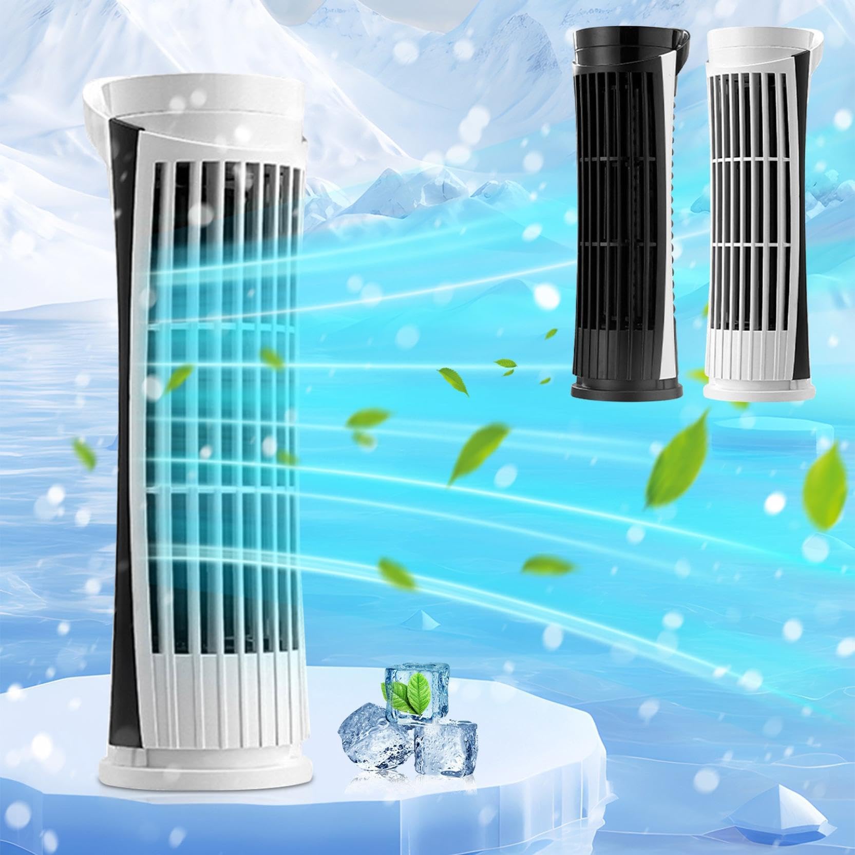 Tower Fan For Bedroom, 13" Standing Fan That Blows Cold Air For Home - View #5