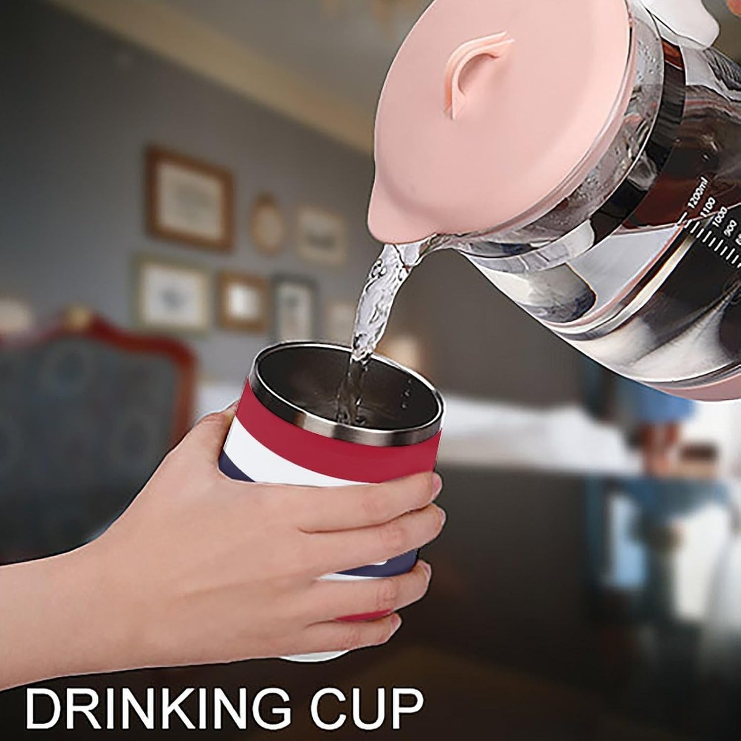 Flag of Thailand Insulated Drinking Cup Stainless Steel Coffee Mug Wine Tumbler with Lid 12OZ