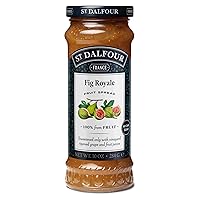 Vista 1 de St. Dalfour Fig Royale - Crema para untar de frutas, 100 % de frutas, sin ingredientes artificiales, sin OMG, sin azúcar de caña, totalmente
