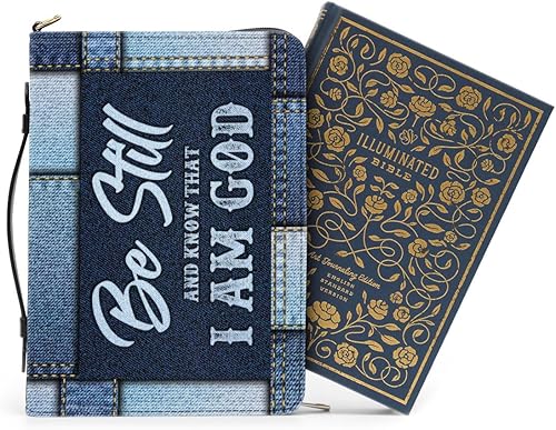 Miniatura 10 de Jesuspirit Fundas de cuero personalizadas para la Biblia, bolsa de la Biblia para hombres y mujeres, funda de transporte de la Biblia con texto en