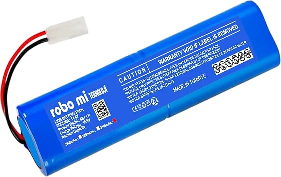 robo mi Tefal X-Plorer 75 Robot S p rge Bataryas , 3500mAh Kapasite, Mavi